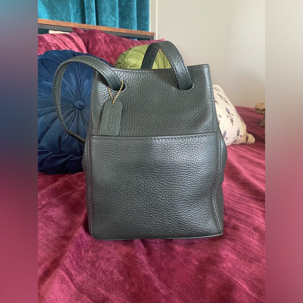 Vintage Coach RARE IVY GREEN Sonoma convertible bucket bag 4923